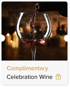 Gourmet Club Complimentary wine