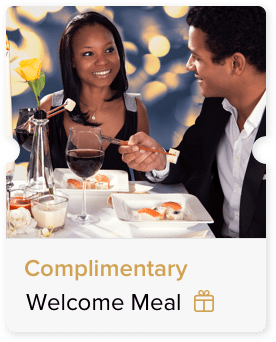 Gourmet Club certificate front complimentary meal